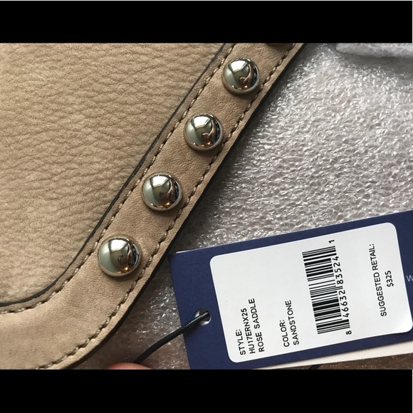 Rebecca Minkoff rose saddle bag studded leather - Picture 4 of 6